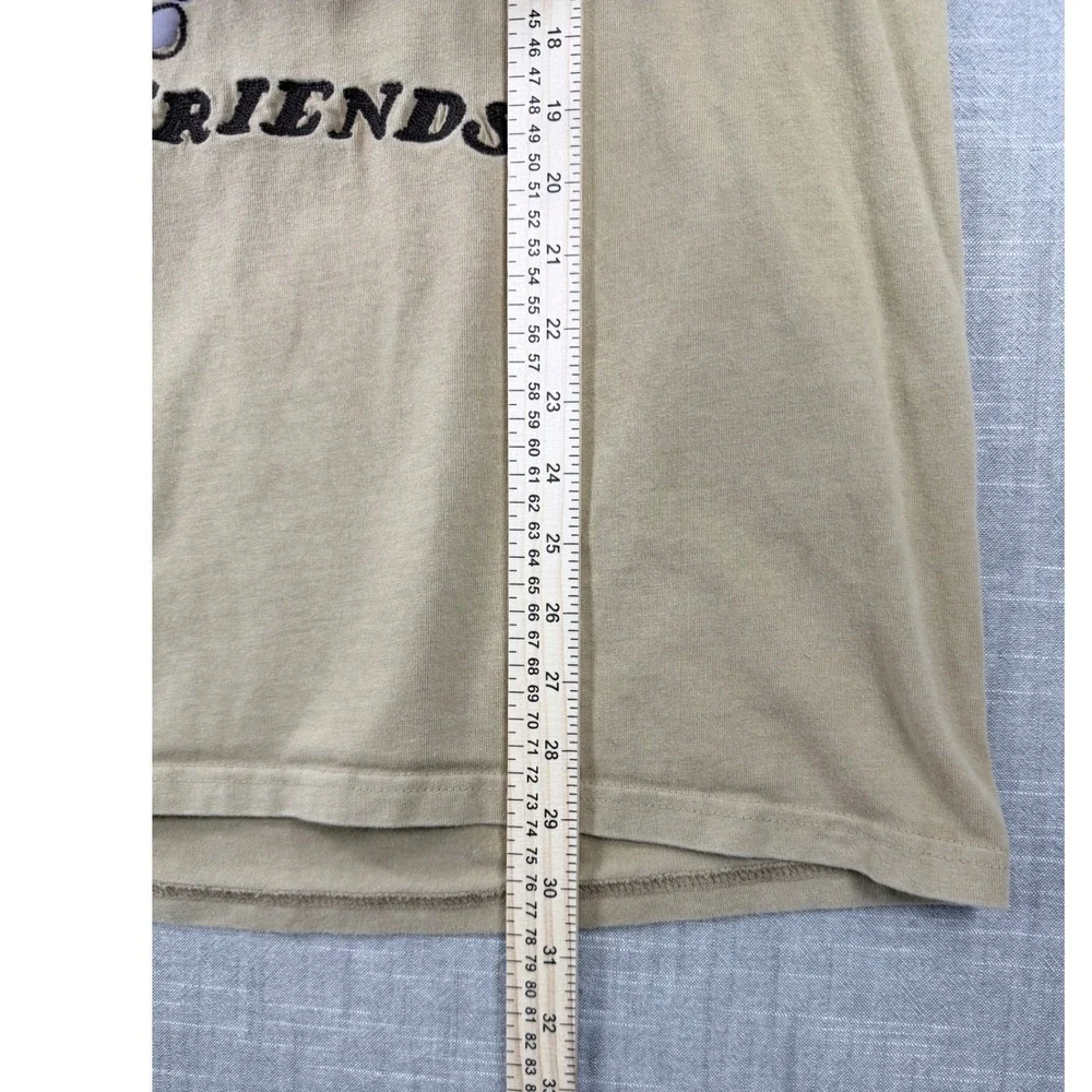 Nike My Nike Friends Graphic Long Sleeve T-Shirt Tan Khaki XXL Mens Just Do It